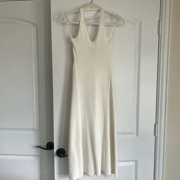 Banana Republic | Dresses | Banana Republic Ivory Knit Halter Dress |  Poshmark